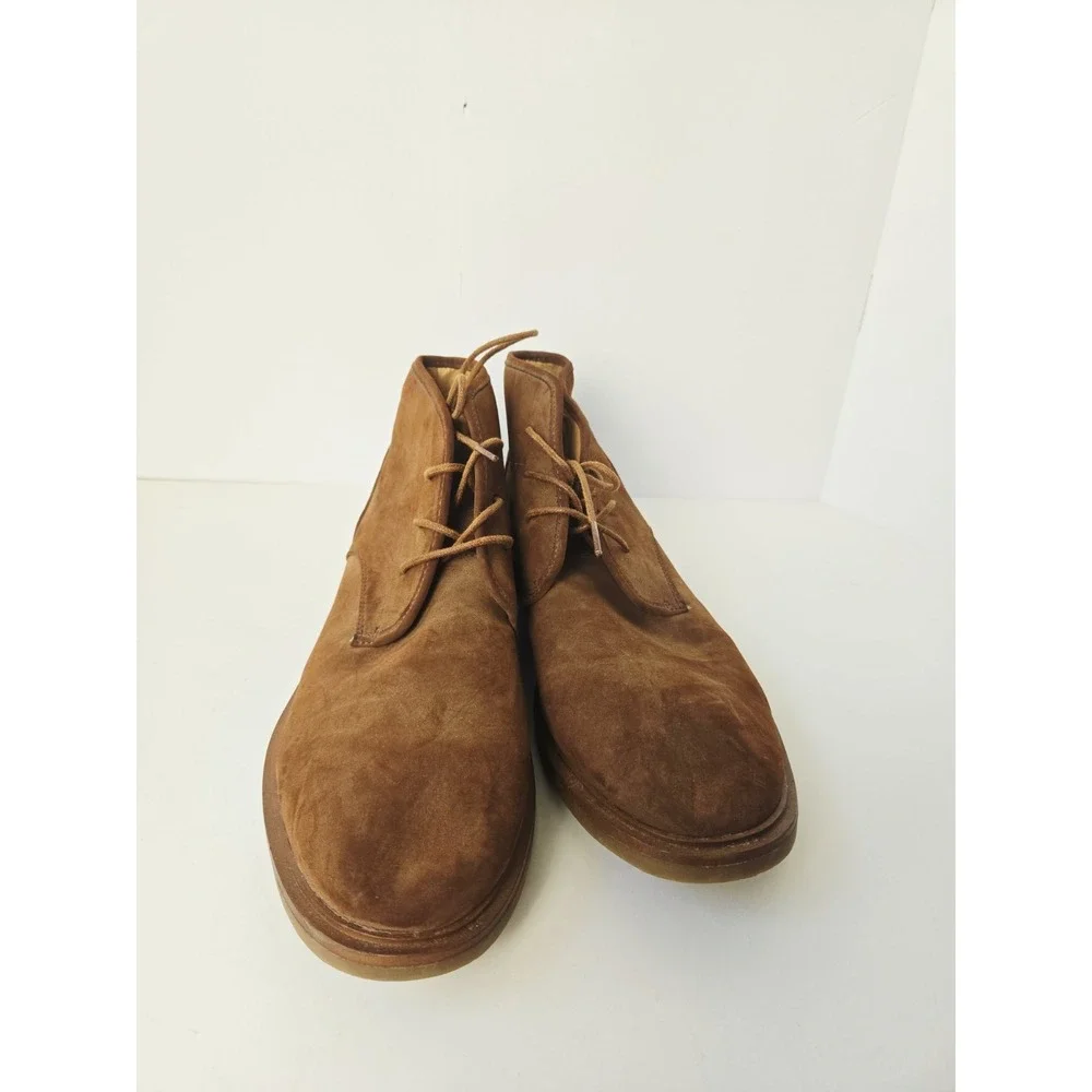 Nautica Mens Chukka boot sz 11 brown suede lace up